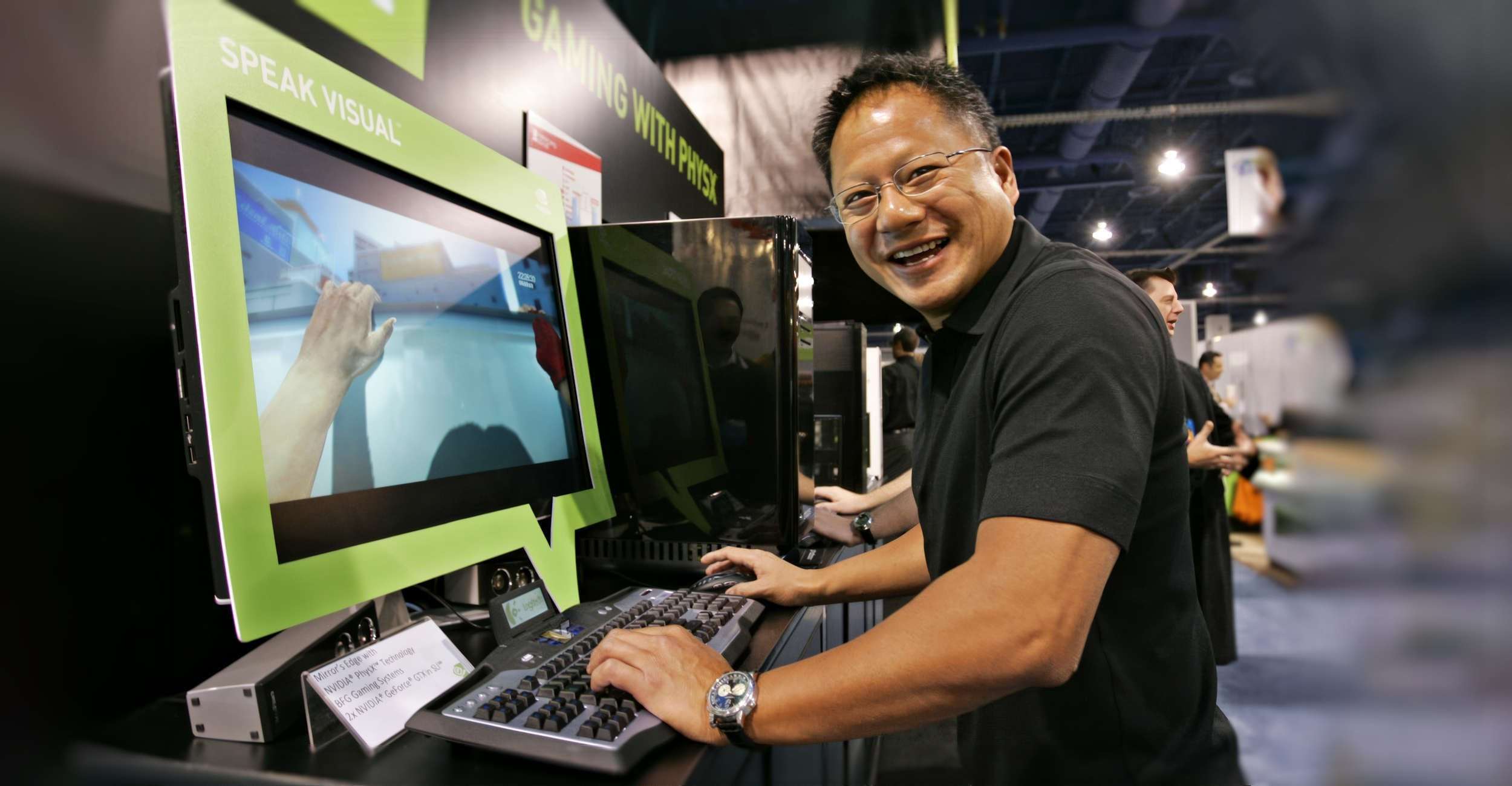 image for NVIDIA CEO Jensen Huang hints at AI-generated textures and objects in future games