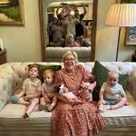 image for Our mother with all her grandkids….and all of us trying to get them to smile :)