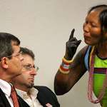 image for Brazil's Kayapo people rejecting money from dam building companies.
