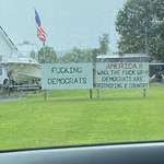 image for “Here’s your sign” driving down the road in Connecticut