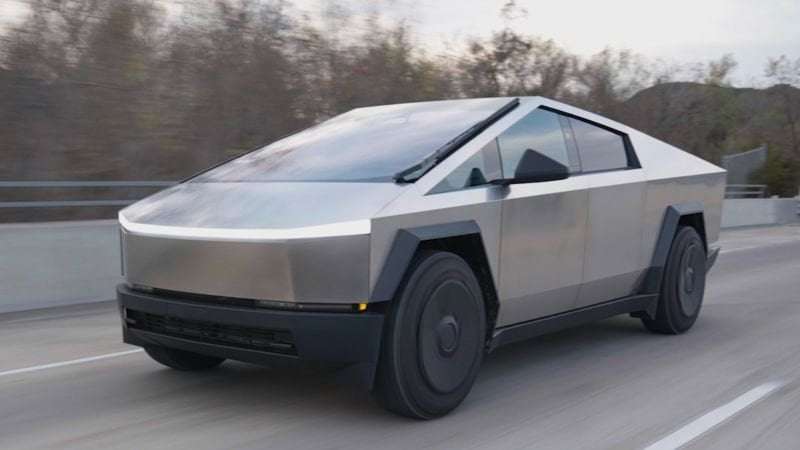 image for Tesla is recalling the Cybertruck again, this time because a piece can fly off