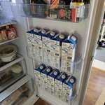 image for The amount of milk my mother goes thru in a week.