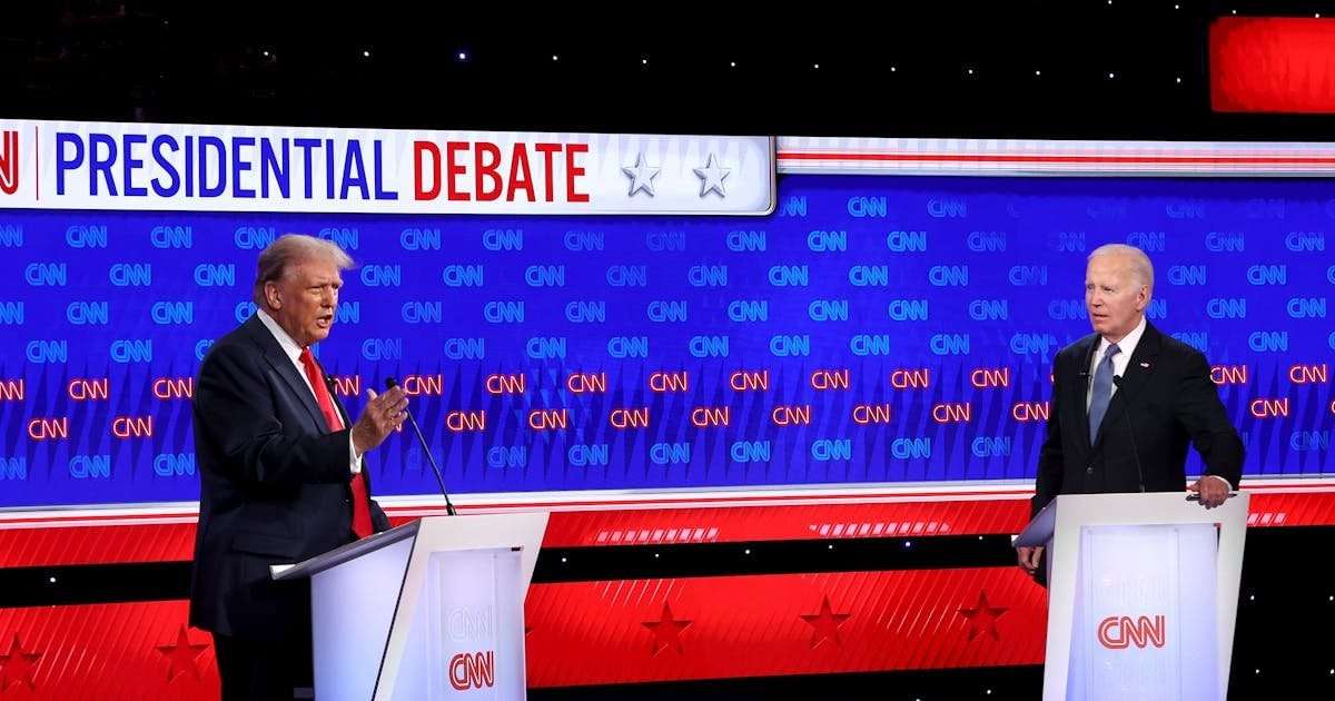 image for Trump Loses It in Biden Debate Over His Own “Suckers and Losers” Quote