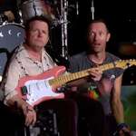 image for Michael J Fox joins Coldplay on stage at Glastonbury