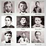 image for World War II leaders as children