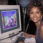 image for Digital Media Pioneer Halle Berry Launching her Website "Hallewood" in (1999)