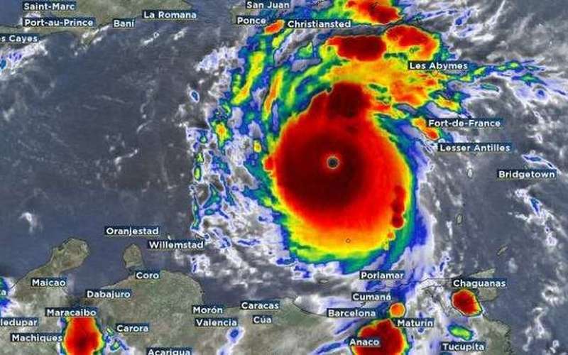 image for Hurricane Beryl strengthens into a Category 5 storm, earliest on record
