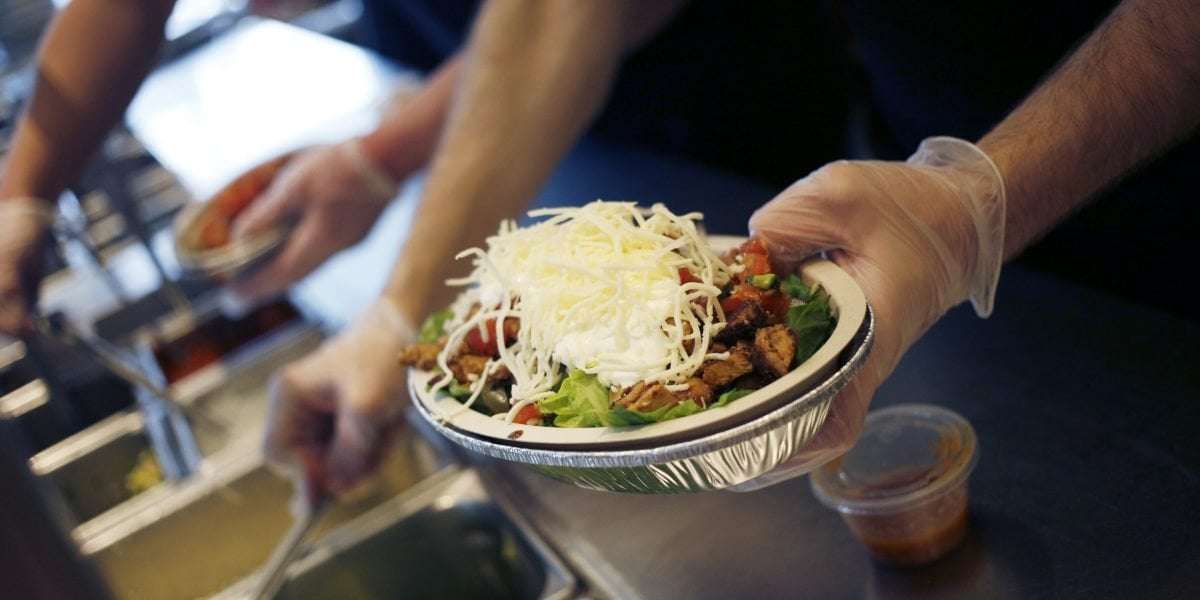 image for A Wells Fargo analyst ordered the same Chipotle burrito bowl 75 times and found the portion problem is real