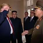 image for 5th of June 2018 - Leader of the free world saluting four star general of North Korea, No Kwang-Chol