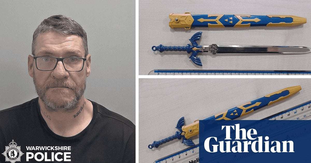 image for Man jailed for carrying replica sword from Legend of Zelda video game in public