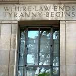 image for Inscription on an exterior wall of the Department of Justice, Washington, D.C.