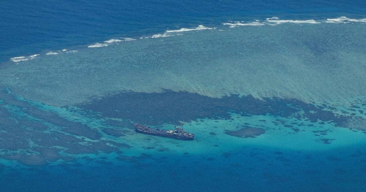 image for China anchors ‘monster ship’ in South China Sea, Philippine coast guard says