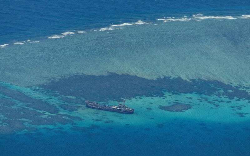image for China anchors ‘monster ship’ in South China Sea, Philippine coast guard says