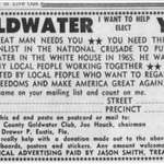 image for 1964 Presidential Election Candidate Barry Goldwater used MAGA