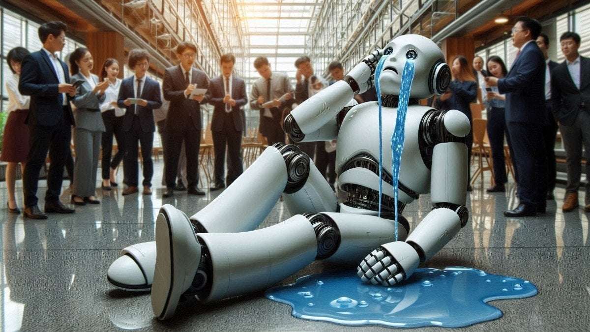 image for Robot commits suicide in South Korea because it was made to do a lot of work