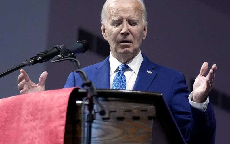 image for Biden says "we must unite America again" in speech at Philadelphia church before traveling to Harrisburg