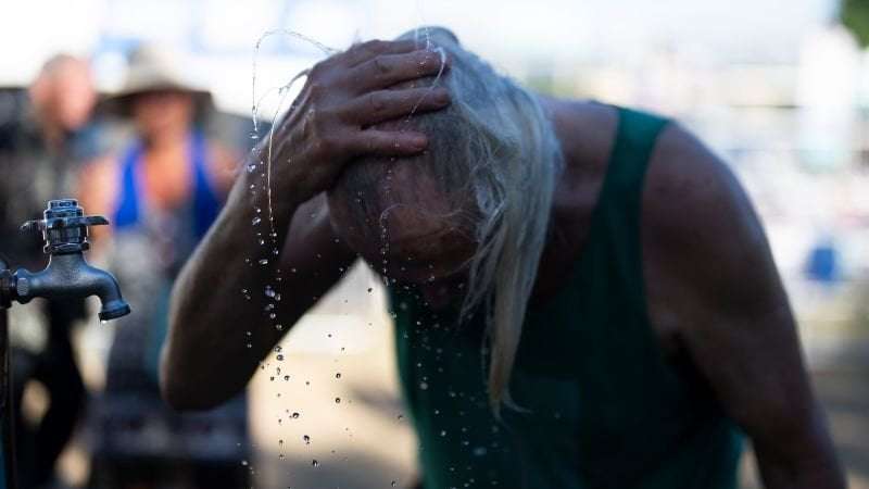 image for Death Valley sets a new daily record with a searing 128 degrees as the unrelenting West Coast heat wave drags on