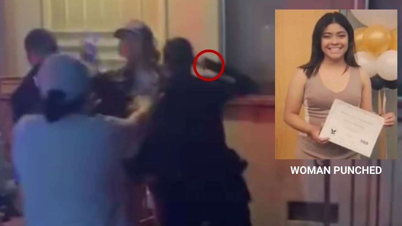 image for Woman punched by cop while her family's home was burning in Huntington Park