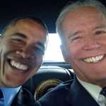 image for Obama takes selfie with Biden