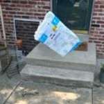 image for The Amazon driver took the confirmation picture mid flight as he threw it on my steps.
