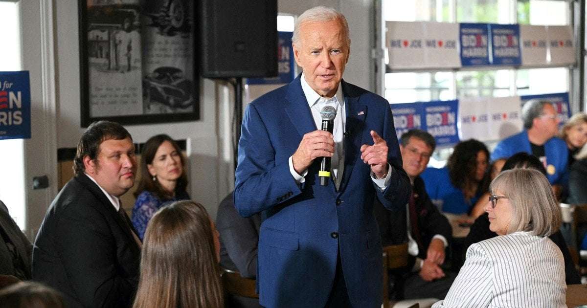 image for Biden blasts Project 2025 in Michigan and ties it to Trump in effort to regain footing