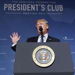 image for Trump speaking at Heritage Foundation (although he 'never heard of' Project 25)