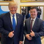 image for Donald Trump and Kyle Rittenhouse at a "pro gun violence" meeting