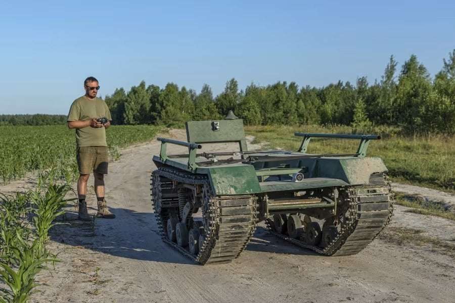 image for From the basement to the battlefield: Ukrainian startups create low-cost robots to fight Russia