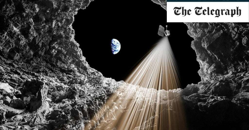 image for Underground Moon cave big enough to become lunar base, say scientists