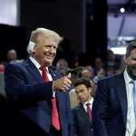 image for JD Vance standing next to “America’s Hitler”