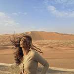 image for Zendaya on the set of the film Dune.