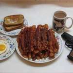 image for American breakfast, as envisioned by a European
