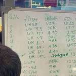 image for Airport staff forced to use whiteboards to show flight times due to the Microsoft Outage