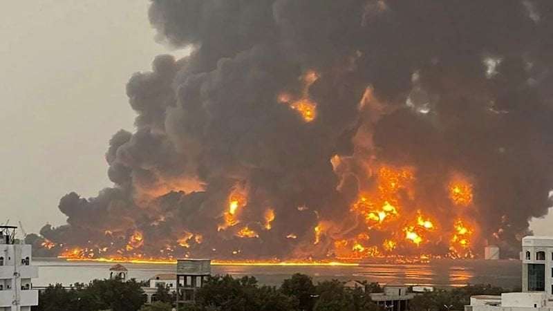 image for At least 3 killed and 87 injured, Houthis say, as Israeli airstrikes hit Yemen day after Tel Aviv drone attack