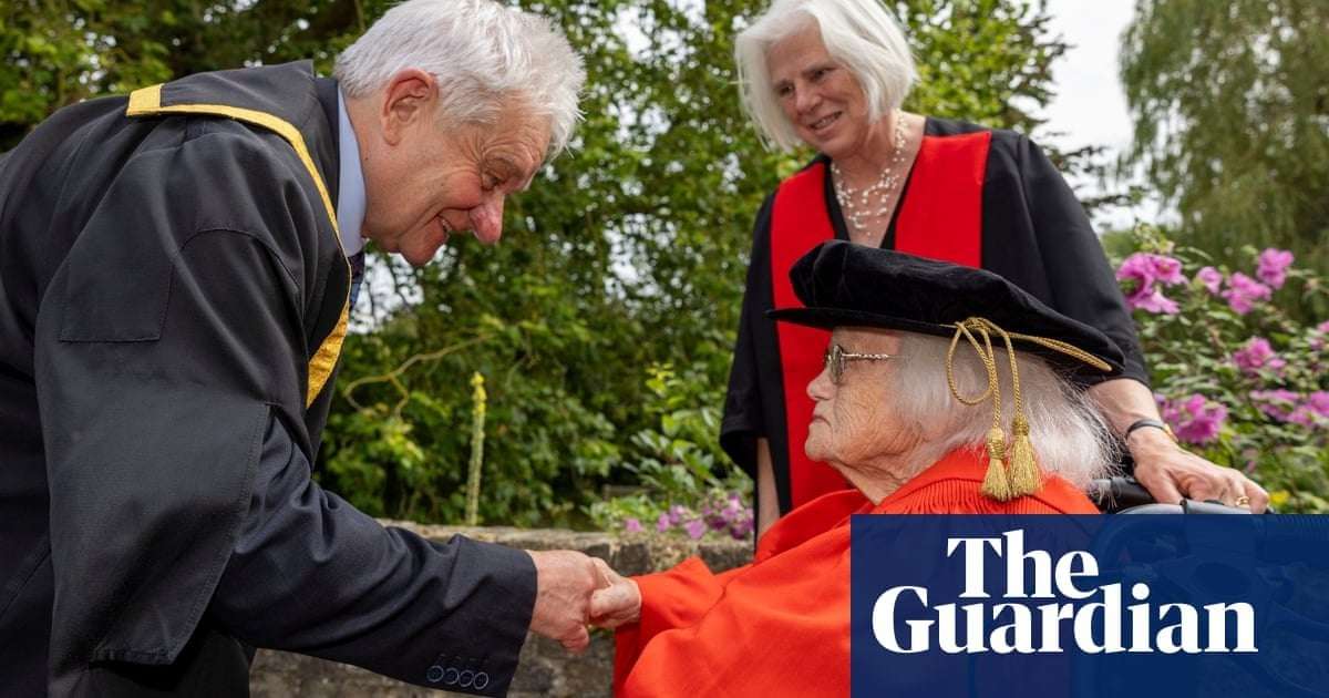 image for Physicist, 98, honoured with doctorate 75 years after groundbreaking discovery