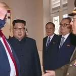 image for Former President Donald Trump saluting a North Korean General during his 2018 visit