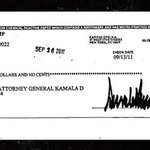 image for Check Donald wrote to Kamala