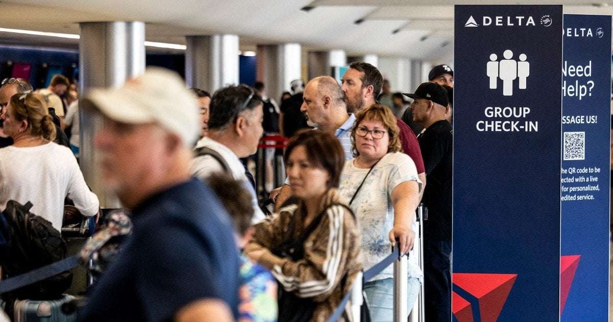 image for Delta cancels hundreds more flights as its recovery from global CrowdStrike-Microsoft outage lags