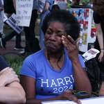image for Outside the White House as President Biden delivers his speech