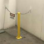 image for This comically small "danger zone" in a warehouse I worked in.