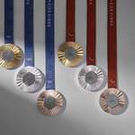 image for Medal winning Olympians get medals with 18g of iron from the Eiffel Tower.
