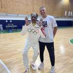 image for Snoop Dogg with my Dad (the 3x3 Olympic coach) at the Olympic training center