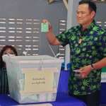 image for The Deputy Prime Minister of Thailand casting his vote to legalize the use of marijuana.
