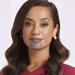 image for New Zealand 1news prime-time anchor Oriini Kaipara wears a traditional face tattoo for Māori women.