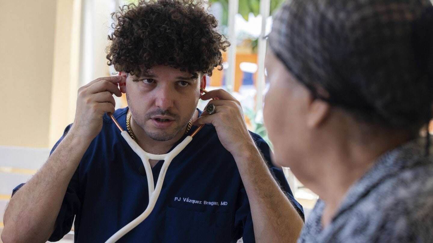 image for As doctors leave Puerto Rico in droves, a rapper tries to fill the gaps