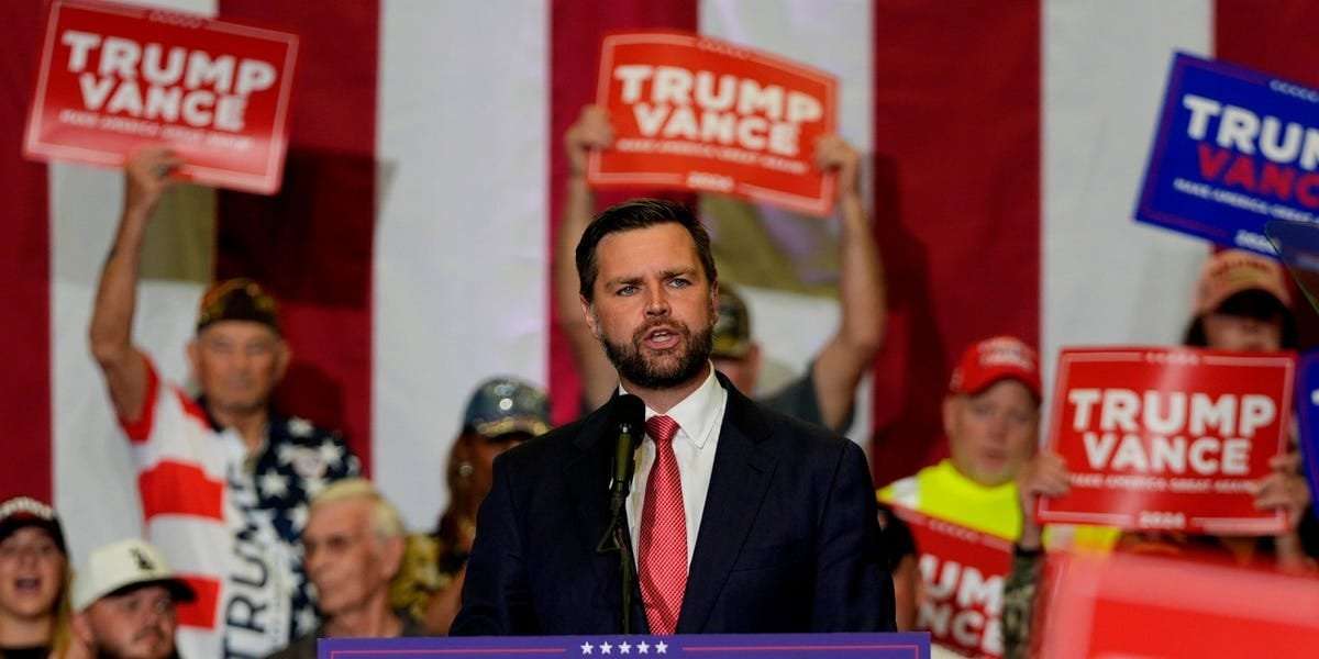 image for JD Vance is faltering in the Midwest, a big problem for the GOP