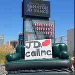 image for VP candidate and well-known couch aficionado is welcomed to Nevada.