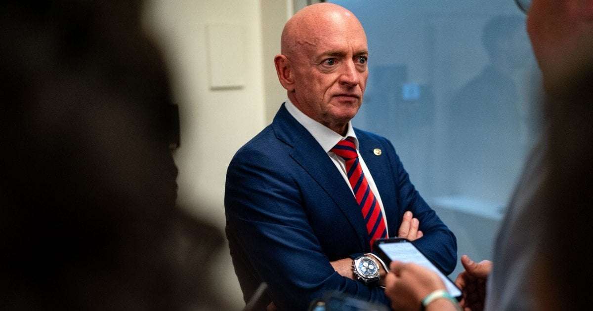 image for Sen. Mark Kelly rips Trump over role in killing bipartisan border bill