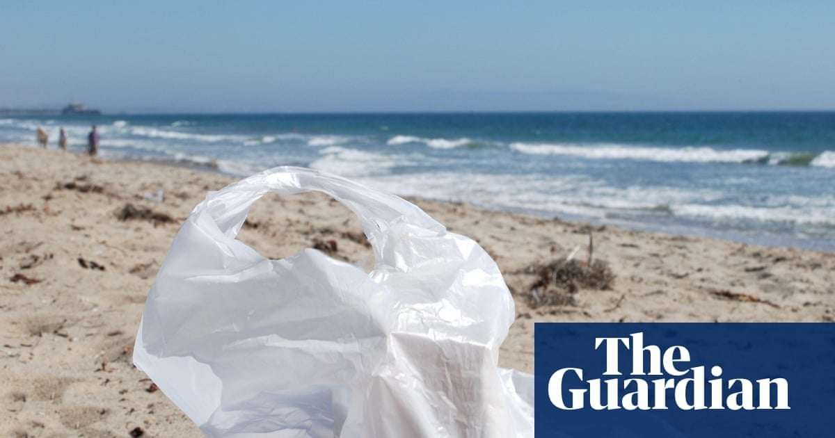 image for Number of plastic bags found on UK beaches down 80% since charge introduced