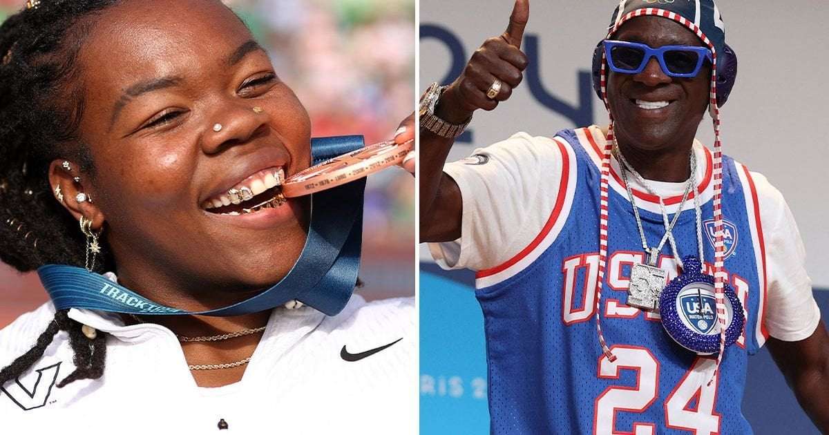 image for Flavor Flav and Alexis Ohanian step up to pay Olympian Veronica Farley's rent amid 2024 Olympics